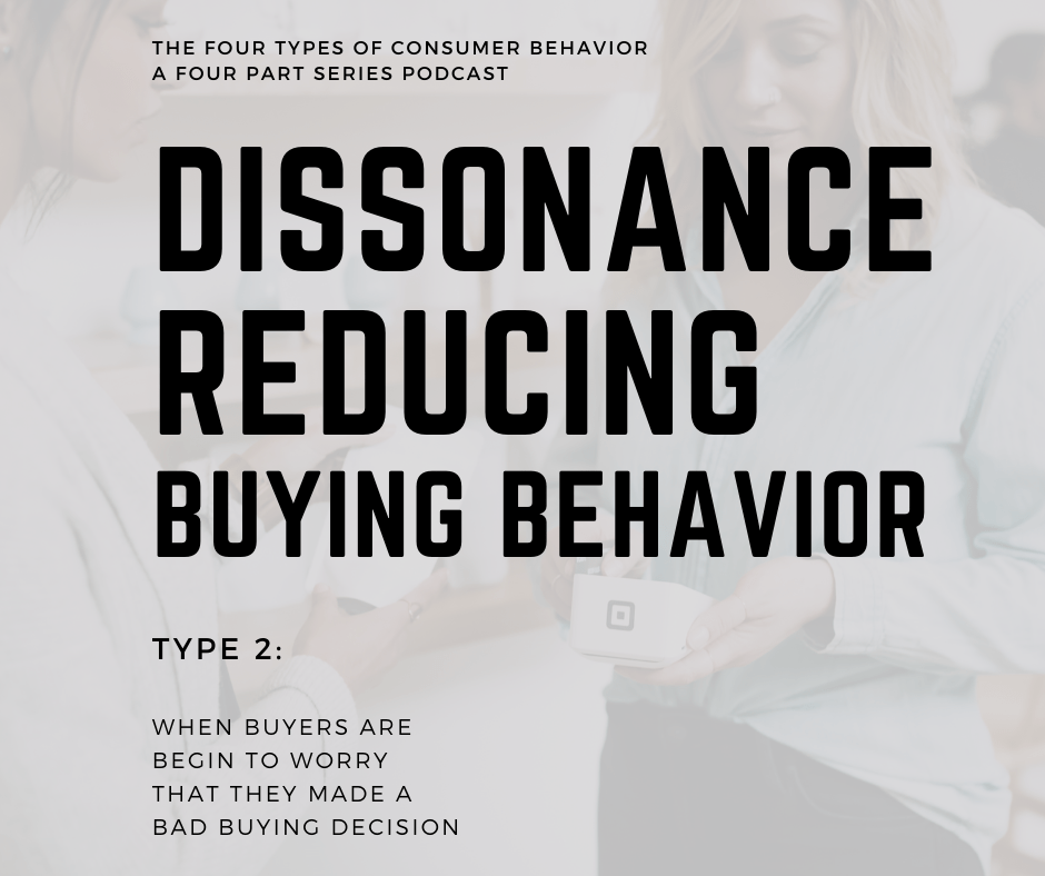 dissonance reducing buying behavior